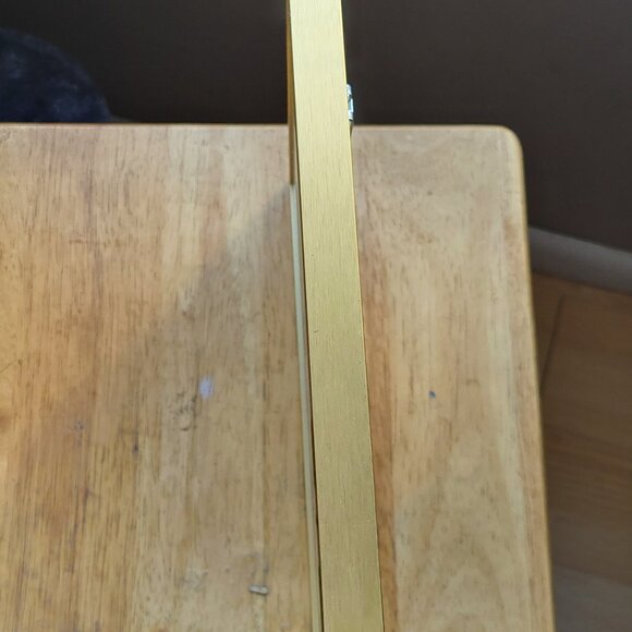 VINTAGE CHINESE LANDSCAPE SCENE PAINTING RED SEAL MARK FRAMED GOLD FRAME GUC - Picture 6 of 9